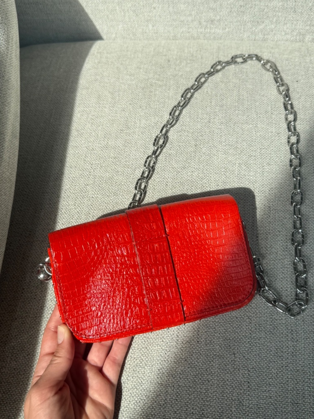 ZADIG AND VOLTAIRE KATE MOSS RED BAG - Picture 6 of 9